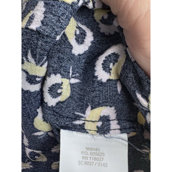 Boden Women's Clara Floral Blouse Pintuck Size 4 - Picture 7 of 9